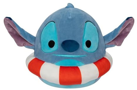 SQUISHMALLOWS Peluches Disney 20cm Stitch dans Une bouée