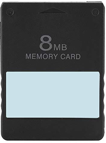 Sluffs Carte Mémoire PS2, Carte Mémoire De Jeu pour PS2, 8M/16M/32M/64M Free MCboot FMCB Memory Card Game Data Saver pour Console PS2(8M)