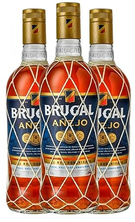 Ron Brugal Brugal Añejo Botella Misil 1 L (Caja de 3 Botella Misil de 1 L)