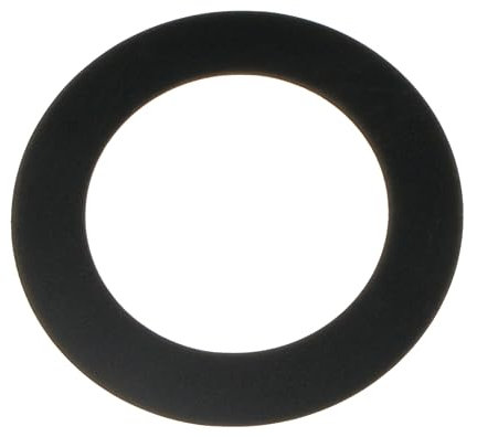 Fame FRBD-4BK, 4 Bass Drum Ring, Selbstklebender Lochverstärkungsring, Drumfell Zubehör, Kunststoff, Schwarz, Klangoptimierung, Einreißschutz