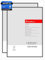 nielsen Bilderrahmen, 59,4 x 84,1 cm (A1) (2er Set), Aluminium, Weiß matt, Posterrahmen zum Aufhängen im Hoch- & Querformat, bruchsicheres Kunstglas, Atlanta