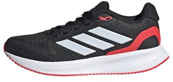 adidas Unisex Kids' Zapatilla Runfalcon 5, Core Black/Cloud White/Lucid Red, 38 2/3