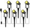 LONIUTO Garden Spike Lights, 20M Garden Spotlights Mains Powered, 27V Waterproof IP65 Spotlights 3000K Low Voltage Spot Light for Lawn Yard, Patio, House (6 Pack*3W)