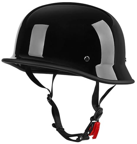 Motorrad Halbschalen Halbhelm Halbschalenhelm Roller-Helm Jet-Helm Motorradhelm Mit ECE-Zulassung Cruiser Chopper Scooter Helm Für Bike Cruiser Chopper Moped Scooter 2,55-60cm