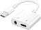 Adaptateur pour casque et chargeur USB C vers jack auxiliaire 3,5 mm 2 en 1 avec chargeur rapide PD pour iPhone 15 Pro Max Plus, Samsung Galaxy S22 S23 S24 Ultra,Note 20