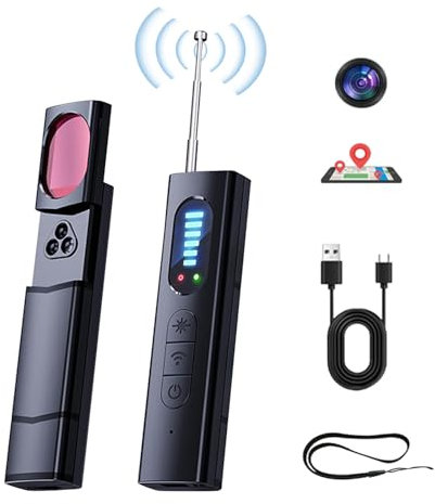 Xumann Hidden Camera Detector, Spy Camera Detector for Anti-Sneak Shooting and Anti-Eavesdropping, Anti GPS Tracker
