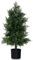 COSTWAY Kunstpflanze Zeder 80 cm, künstliche Pflanze Kiefernbaum Formschnittbaum, Kunstbaum mit Topf, Grünpflanzen mit realistischen Blättern, Dekopflanze Zimmerpflanze für Haus Büro, Grün (1 Pack)