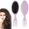 Lockige Haarbürste,Lockendefinierungsbürste, lockige Haarbürste,professionelle Lockenbürste, Styling-Werkzeuge, Haarkämmen Bouncy Curl Pinsel zum Entwirren Formen und Definieren(Lila)