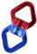 DRESSOOS Yoga Universal Ring dreieckiger Yoga Accessories Zubehör für Hängematte Wirbelhaken schwere Ausführung Rotationsgerät Schwenkwirbel 7075 Luftfahrtaluminiummaterial