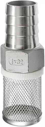 ALMLNLL Filtro de tubería Filtro de Manguera de 15mm, 20mm, 25mm y 32mm, Tubo de riego for jardín, Bomba de Lavado de Coche, Filtro de Red de Acero Inoxidable, Filtro de Agua, 1 ud.(32mm)