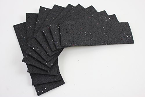 10x LOADCARE Antirutschmatte Antirutschmatten Pad Antivibrationsmatte zur Ladungssicherung für Paletten, LKW, PKW 600 x 150 x 3 mm
