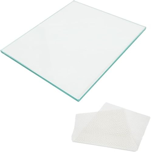 QZATACAEN Large Flat Float Plate Glass for Scary Sharp Sharpening System 26 cm W x 30 cm L x 8mm T, with Anti-Slip mat-1pcs