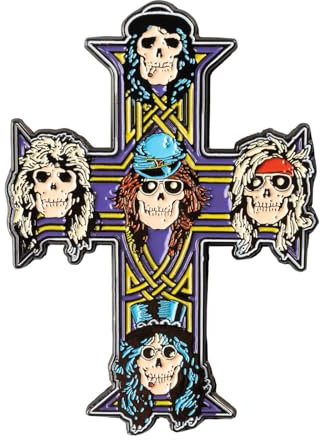 Grupo Erik Magnet Guns N' Roses Magnet Kühlschrank - 7 x 7 cm - Offizieller Guns N Roses Fanartikel