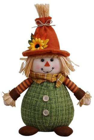 Collectible Jack Straw Doll Figurine Thanksgiving Day Festival Decoration House Desk Seasonal Holiday Ornament
