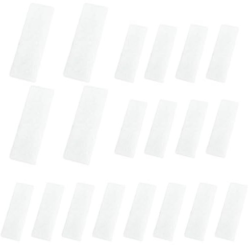 Ersatzfilter Für Heißluftfritteusen | Heißluftfritteusen-Filter Für 5,7 Liter Fassungsvermögen,20 Stück Filtereinsätze Aus Spezialschaum Für 5,7L Fritteusen, Grillgeräte, Kuchenröster, Mikrowelle & Da