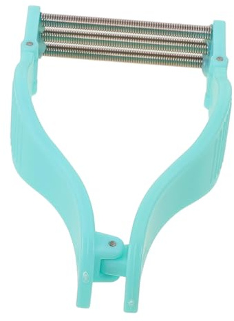 Handlicher Manueller Gesichtshaarentferner für Lippen und Wangen Blau | Hips Material, Ergonomischer Griff, Manuell ohne Batterien, für Reise und Tägliche Pflege