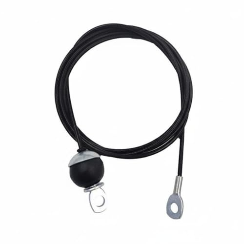 KiBcsLic Cavo in Acciaio per Puleggia Resistente Kit Cavo per Palestra Fai da Te Alta Resistenza, 3M, size to 9