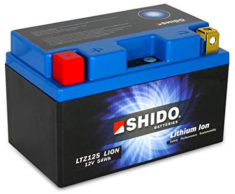 SHIDO YTZ12S Batteria al litio, 12V, 60Wh