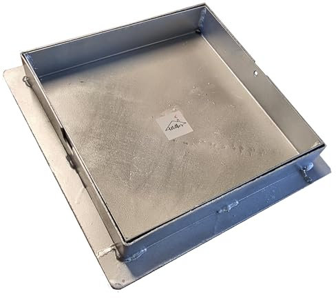 UTILFER Ferme galvanisée rétractable 60 x 60 x 8 cm pour sol