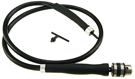 KATSU Albero di Prolunga Flessibile per Trapano con Mandrino Chiave da 10mm, Lunghezza 55, Mini Smerigliatrice Multiuso Adattatore Accessorio 105045