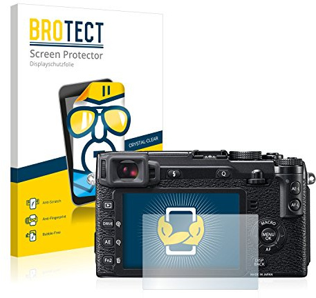 BROTECT (2 Stück Schutzfolie für Fujifilm X-E2 Displayschutz Folie Made in Germany, Ultra-Klar