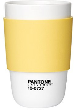 Pantone P10102001 Tasse Porcelaine/Silicone Jaune Soleil