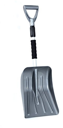 EDA - Pelle à Neige Télescopique - Longueur 77 à 98 cm - Poignée Ergonomique - Stockage et Déneigement Faciles - 25 x 98 x 6,5 cm