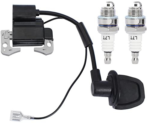 QAZAKY Ignition Coil Spark Plug L7T for 2-stroke 33cc 43cc 47cc 49cc 50cc Mini moto Dirt Pocket Bike Chopper Scooter Kids Quad ATV Minimoto