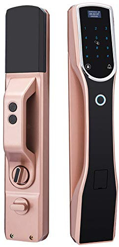 Fayelong Automatic Fingerprint Lock Smart Lock Automatic Switch Door Home Indoor Villa Electronic Lock Password Lock (Gold)