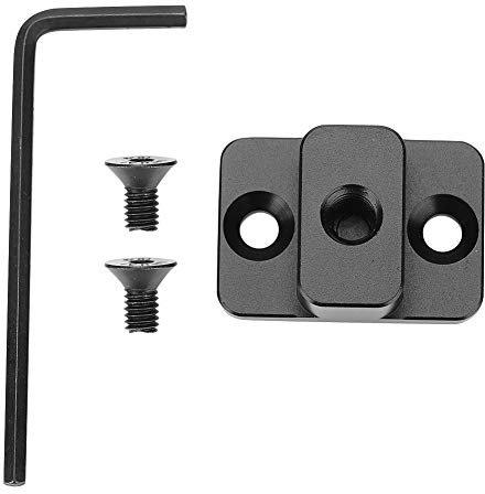 Multifunctional Screen Holder Compatible with Ronin S, Extension Mounting Plate Gimbal Handheld Stabilizer Adapter, Mount Plate Grip Aluminum Alloy Camera External Monitor Stand Hold Accessories