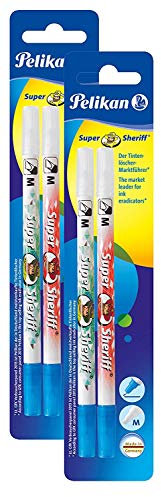 Pelikan 258M/2/B Tintenlöscher Super-Sheriff Löschspitze M, multi-Spitze (1, 2 Packungen/M)