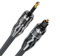 EMK - Cable Toslink a Mini Toslink de 3,5 mm SPDIF óptico de 3,5 mm a adaptador de cable de audio óptico para Home Theater (8M, Óptico Mini Toslink de 3,5MM, Negro)