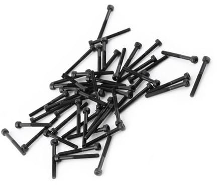 Jeu de boulons à vis M3, jeu de vis à tête cylindrique en acier au carbone allié de qualité 12.9, tête à six pans creux, pour appareils ménagers et de bureau(M3*6mm 50pcs)