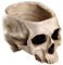 IBWell Grand Pot de Fleurs Moderne en résine 22,9 cm en Forme de tête de Mort - Décoration pour la Maison, Le Bureau