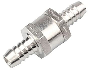 ETOPARS Aluminium Kraftstoff Rückschlagventil 10mm Einweg Kraftstoff Ventil Rückschlagventil Benzin Dieselkraftstoff Vergaser Auto Boot