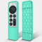 Fintie Fernbedienung Hülle für Apple TV 4K / HD Siri Remote 2022 2021 (3. / 2. Gen) - [Bienenstock Serie] Leichte rutschfeste Stoßfeste Silikon Schutzhülle Slim Case Cover, Minzgrün