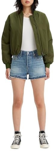 Levi's 501 Original Shorts Pantalones Cortos, Justin's Girl, 29W para Mujer