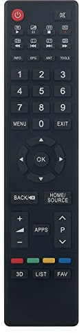 VINABTY GCBLTV61-AI Telecomando di sostituzione compatibile con Changhong TV LED32D2200H LED40D1100 LED40D1100ISX LED40D3000 LED40D3000ISX LED50D3000 LED50D3000ISX LED55D3000 LED55D3000ISX
