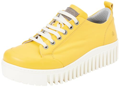 ART 1535 Brighton, Damen-Sneaker, Nappa Yellow-Cream, Größe 38, Nappa Yellow Cream, 38 EU