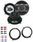 Crunch GTI 52 Auto Lautsprecher Boxen 300 Watt 13 cm 2 Wege Koax kompatibel mit Audi A4 Avant (B5) 1994-2001 Türen Front
