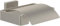 Villeroy & Boch Elements - Striking Toilettenpapierhalter mit Deckel, Klopapierhalter für Wandmontage, Klorollenhalter aus Messing, WC-Papierhalter eckig, Brushed Nickel Matt