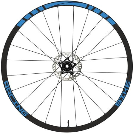 Aufkleber Felgen MTB 26 - 27,5 - 28-29 Zoll Rad Bike Sticker Racing Code B0141 (28-29 Zoll, Blau 53)