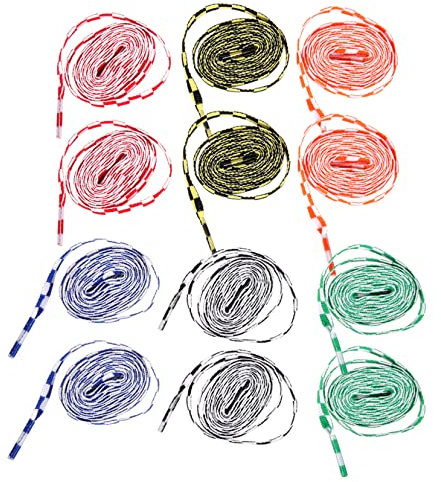DIKACA 12 Paare Schnürsenkel schnursenkel schuhablage schuhband bunt elastische Schuhschnüre Outdoor-Freizeitschuh-Accessoire Zubehör lässige Schuhe Stiefel Stoffschuhe Polyester