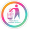 Spreadshirt Halte Deine Umwelt Sauber Gegen Rechts FCK NZS Rainbow Sticker, max. 10x10 cm, 10 x 10 cm, Mattweiß