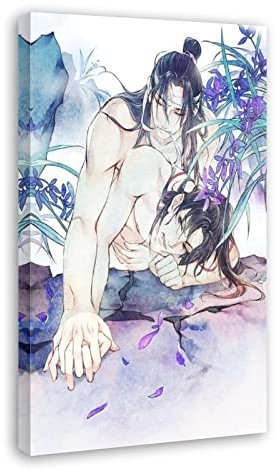 RAAMKA Poster und Drucke Senza Cornice Anime Mo Dao Zu Shi Gay Wei Ying E Lan Zhan Tela Wall Art Soggiorno Poster Camera da letto Decor Pittura 30x50cm