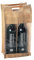 Artexia Borsa Porta Bottiglie in Juta con Finestra in PVC Trasparente e Manici in Bambo Portabottiglie Vino Regalo Sacchetti Porta Bottiglie di Vino (Juta x2, Unica)