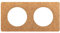 LEGRAND - Plaque Céliane - Plaque de Finition pour Prises et Interrupteurs Céliane - 2 postes - Liège