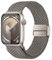 HITZEE Kompatibel mit Apple Watch Armband 49/46/45/44/42/41/40/38mm, Geflochten Band mit Magnetisch Schließe Entworfen für Apple Watch Ultra 2 Serie 10 9 8 7 SE 6 5 4 (38/40/41/42, Tonbraun)