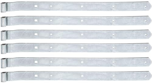 Alberts 846060 Ladenband | in verschiedenen Ausführungen | galvanisch verzinkt, Dickschichtschutz | Rolle Ø13 mm | Größe 642 x 40 mm | 6er Set