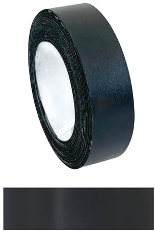 Gedotec Kantenumleimer selbstklebend | 1 Stück | 18 mm x 5 m | 325 - Schwarz | TAPE | Holzfurnier in verschiedenen Dekoren | Melaminkanten-Band zum Kleben | Möbelkanten-Band | Melaminkanten